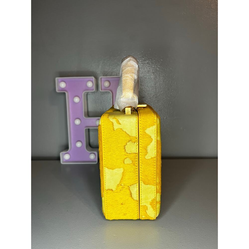 Brandon Blackwood Standard Kendrick Trunk in Yellow Distressed Ponyhair - Picture 5 of 9